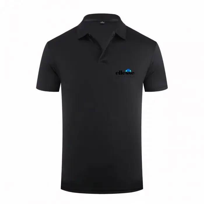 Nouveau Polo Rouge Homme 2026 avec Logo Ellesse, Coton Respirant, T-shirt Sport Décontracté d'Été