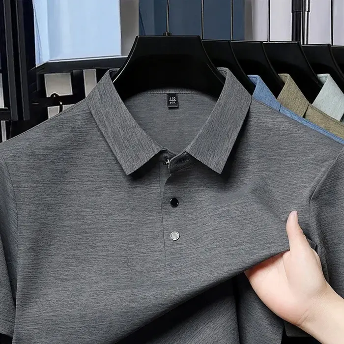 Polo à manches courtes pour hommes
