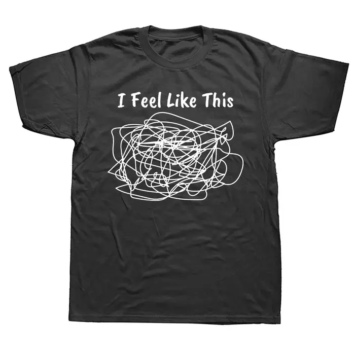 T-shirt en coton de taille européenne pour hommes et femmes, I Flag Like This TDAH Quote, Économie classiques vintage, Humor Funny Skull, Casual Hip Hop