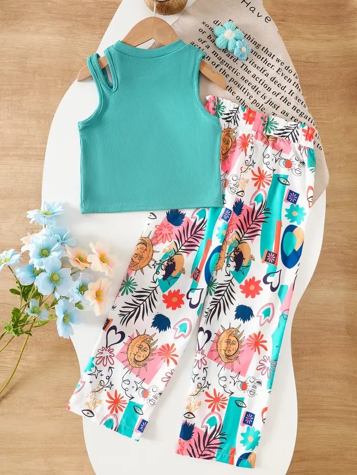 Ensemble de vêtements d'été pour adolescentes