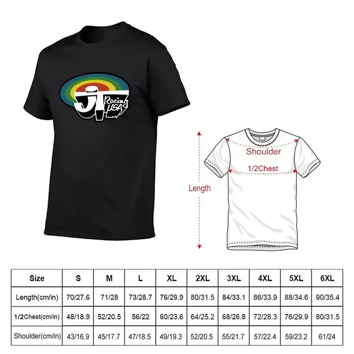JT Racing-T-shirt BMX vintage pour hommes