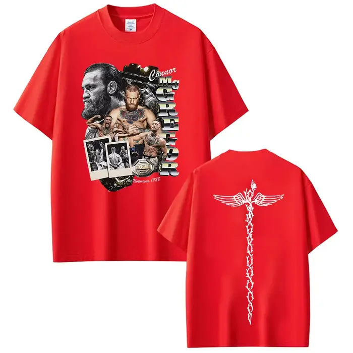 Conor Mcgregor The Notorious Vintage Graphic T-shirt pour hommes et femmes, T-shirts surdimensionnés
