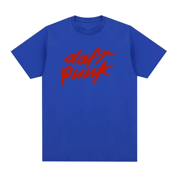 T-shirt unisexe en coton Daft Punk pour hommes et femmes