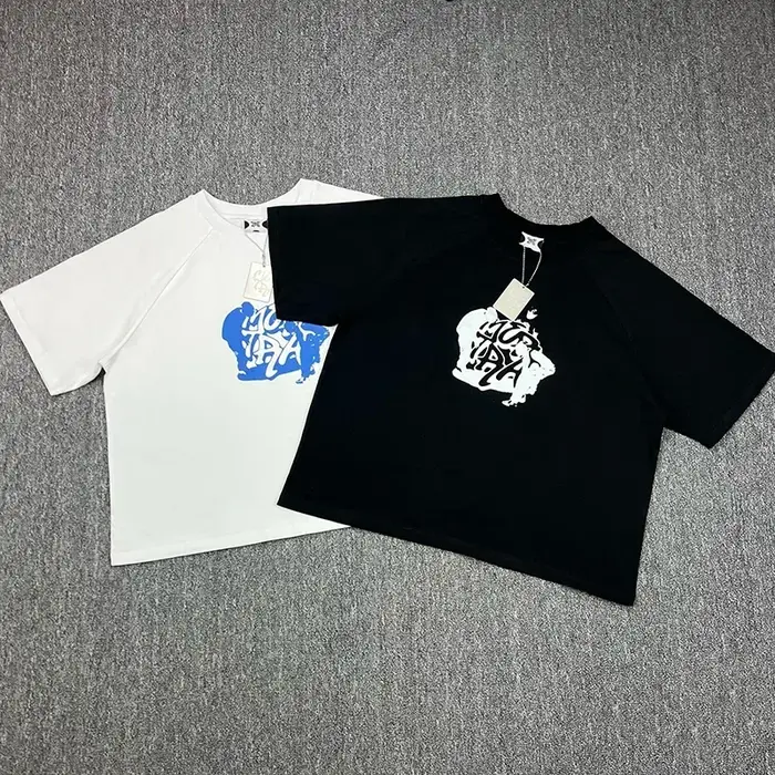 T-shirts de mode surdimensionnés Mertra de haute qualité pour hommes et femmes, en pur coton, décontractés, à manches courtes, blancs et noirs