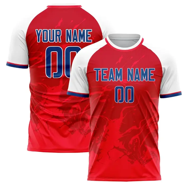 Nom de l'équipe personnalisé numéro nom T-shirt de Football