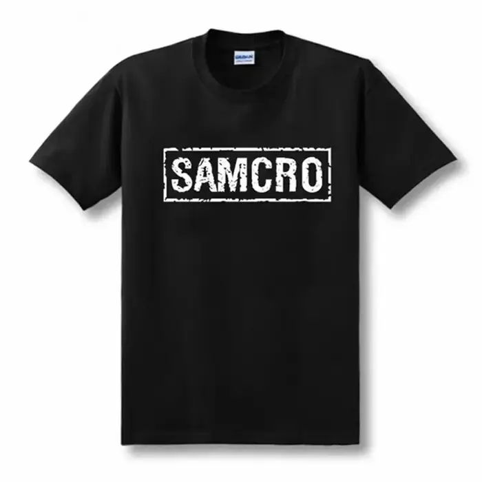 T-shirt imprimé SAMCRO pour hommes et femmes