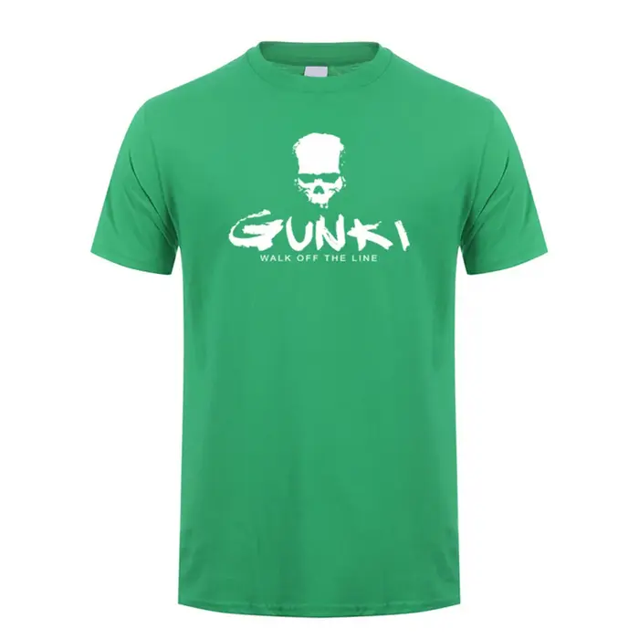 Gunki Hommes T Shirt Été Casual Manches Courtes Économie Mans Cool Y-Gunki Tshirt LH-099