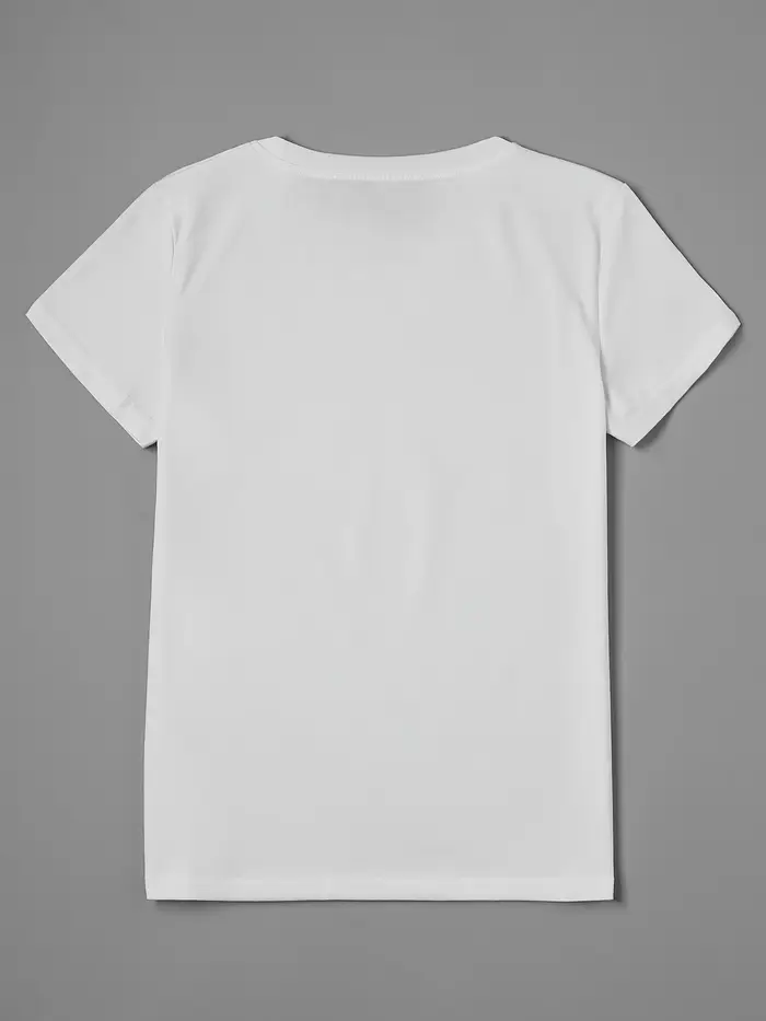T-shirt décontracté à manches courtes avec imprimé artistique sur le thème de la maison pastel d'Amsterdam
