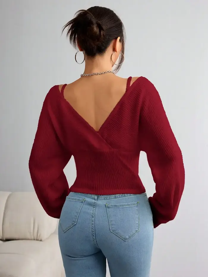 T-shirt à capuche à manches longues pour femmes