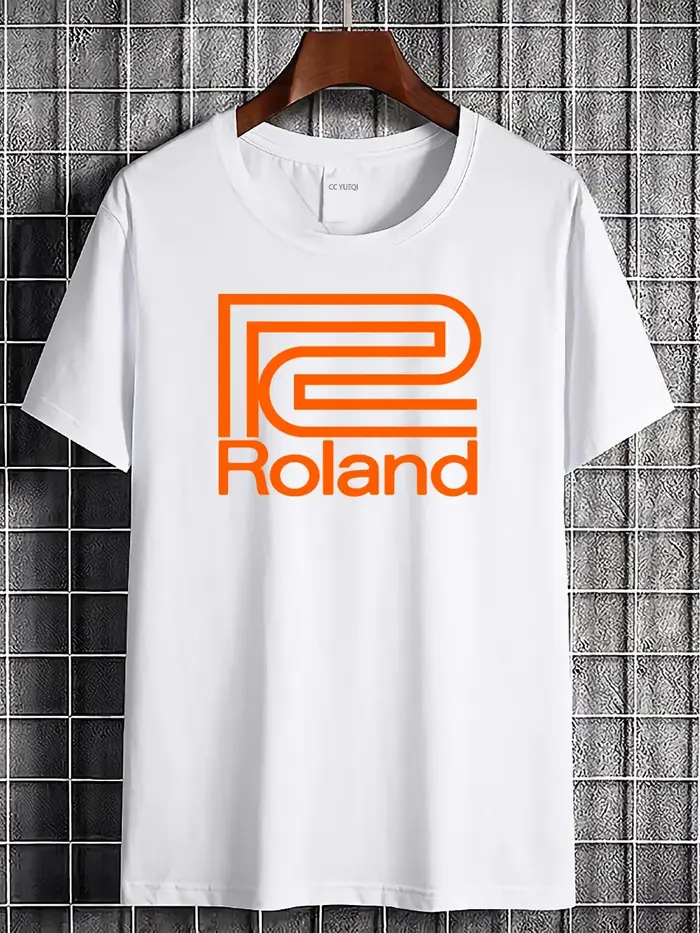 T-shirt rétro avec logo du synthétiseur Roland | Haut décontracté et élégant pour tous les jours |