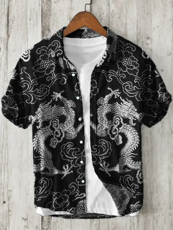 Chemise en lin pour hommes