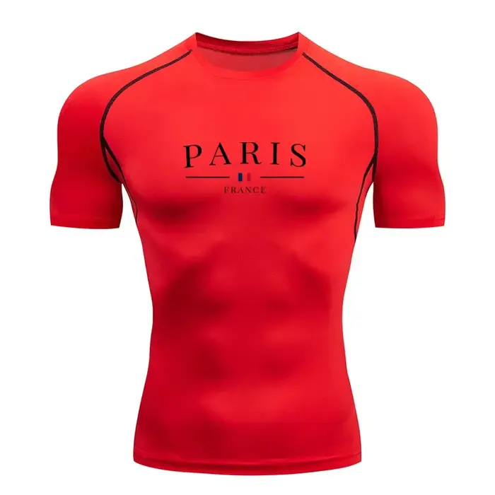 T-shirt de sport moulant pour homme