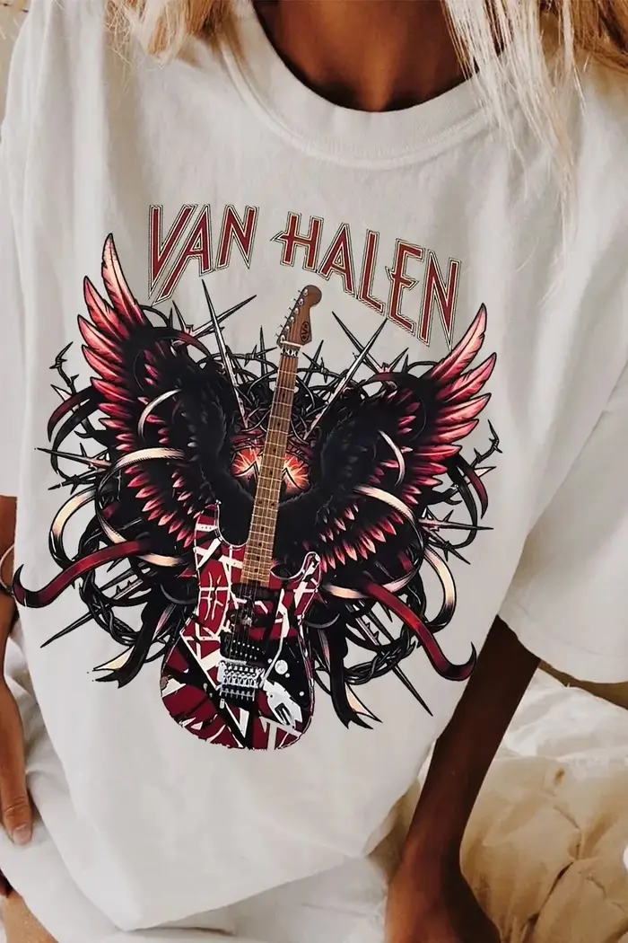 T-shirt unisexe Van Halen 2026 pour homme et femme
