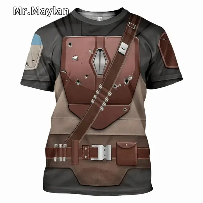 T-shirt à manches courtes pour hommes, imprimé en 3D sur le thème de Darth Vader, respirant, à séchage rapide, pour sport, Cosplay, Street, mode décontractée, vêtements d'été