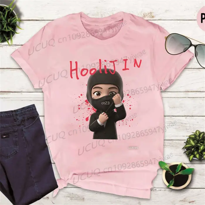 T-shirt de concert Kpop, T-shirt inspiré de Hooligan Fun, cadeau coréen pour fans Kpop, haut en coto