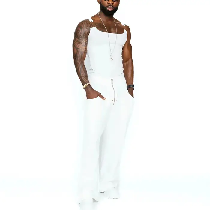 Camisole à col carré pour hommes