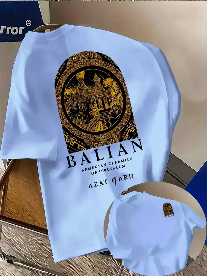 T-shirt imprimé double face Balian & Azate Herrera pour homme