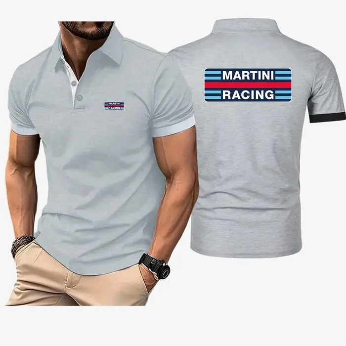 Chemise polo pour homme en coton