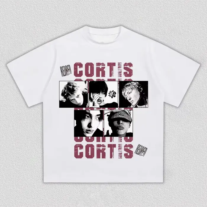 T-shirt REDRED Cortis Album GREENGREEN Merch 2026, 100% coton, vêtements unisexes pour hommes et fem