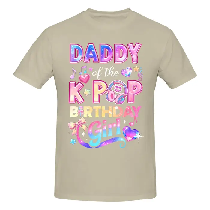 T-Shirt 100% coton avec image graphique KPop pour filles