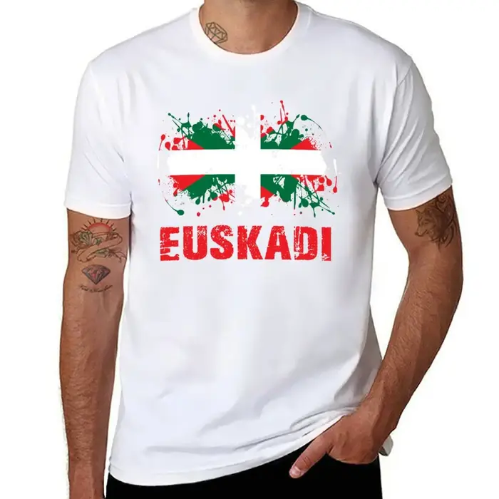 Pays basques et Euskadi pour les amateurs de pays basques T-Shirt homme T-Shirt coton T-Shirt