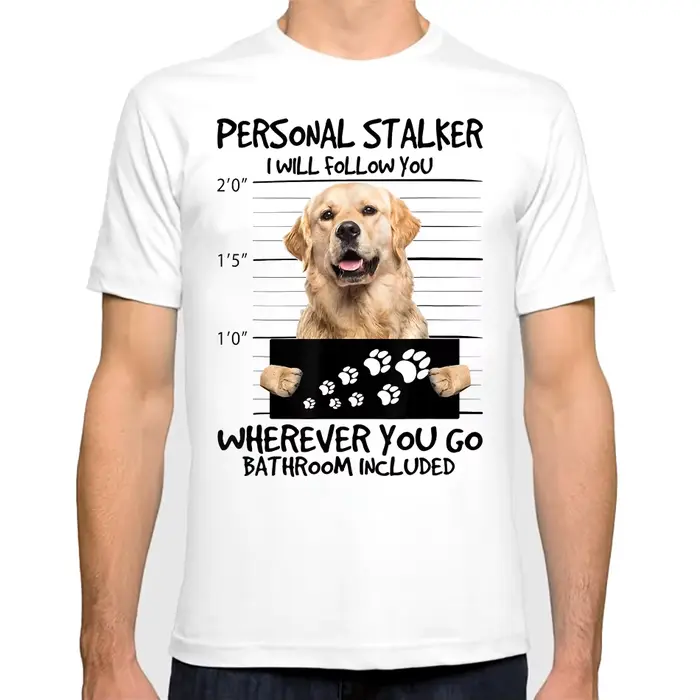 Golden Retriever – t-shirt manches courtes pour hommes, streetwear, décontracté et humoristique, je