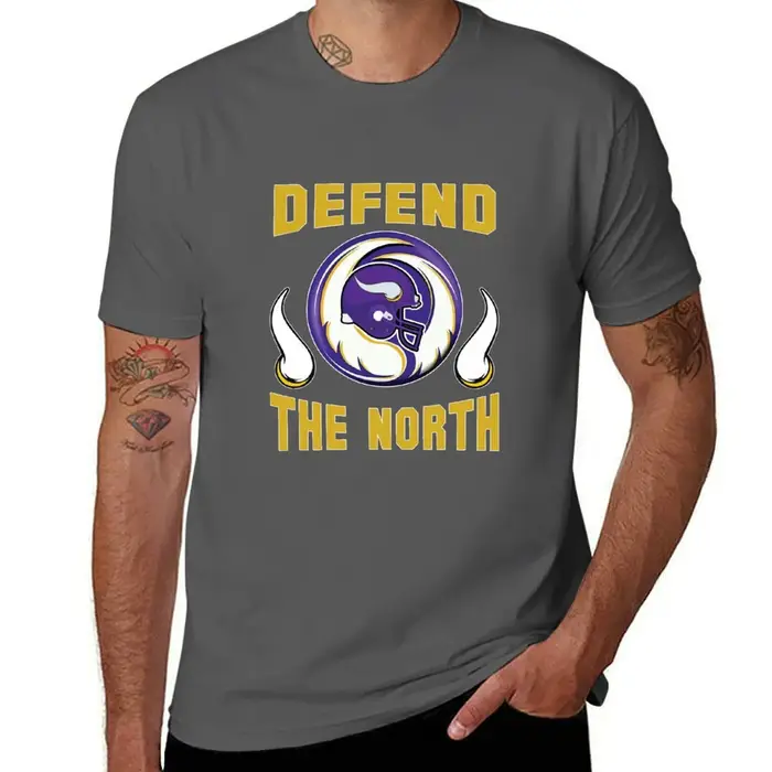 Minnesota défense le nord-viking produit T-Shirt vêtements mignons cadeaux pour petit ami hommes t-shirts décontracté élégant