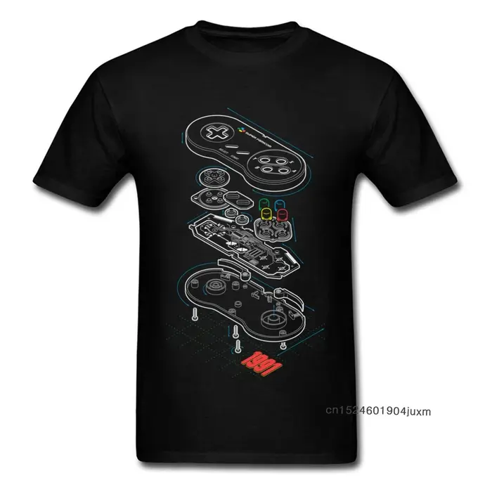 T-Shirt Personnalisé en Coton Noir pour Homme