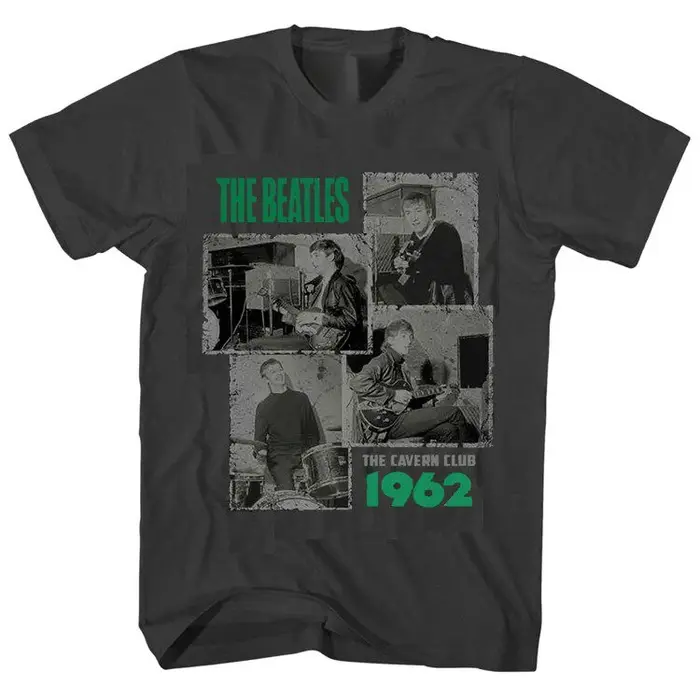 T-shirt décontracté The Beatles 1962 The Cavern Club pour hommes et femmes