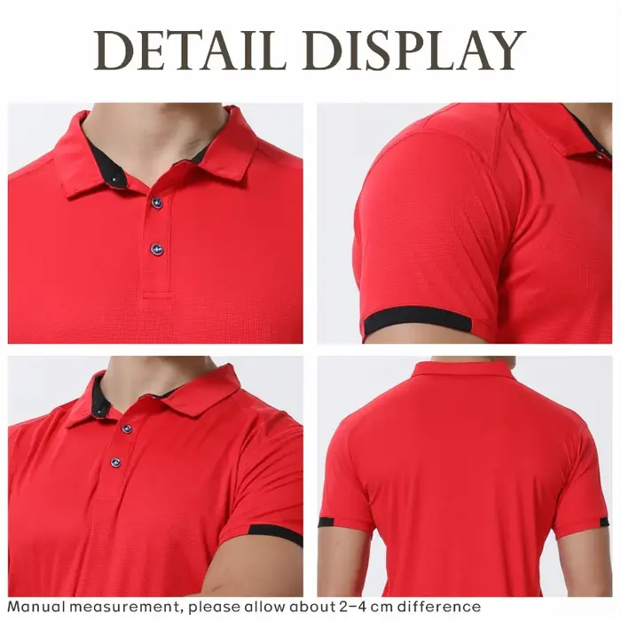 POLO de sport d'été à séchage rapide