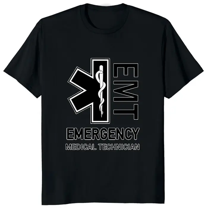 Emt Ems Emergency Medical Technician Print T-Shirt