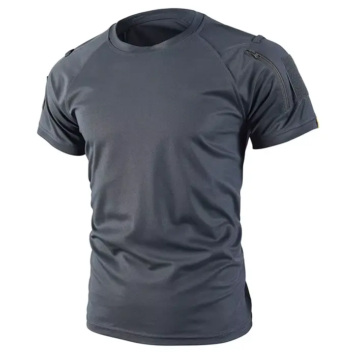 T-Shirt tactique à manches courtes pour hommes, hauts athlétiques militaires de l'armée, T-Shirt d'e