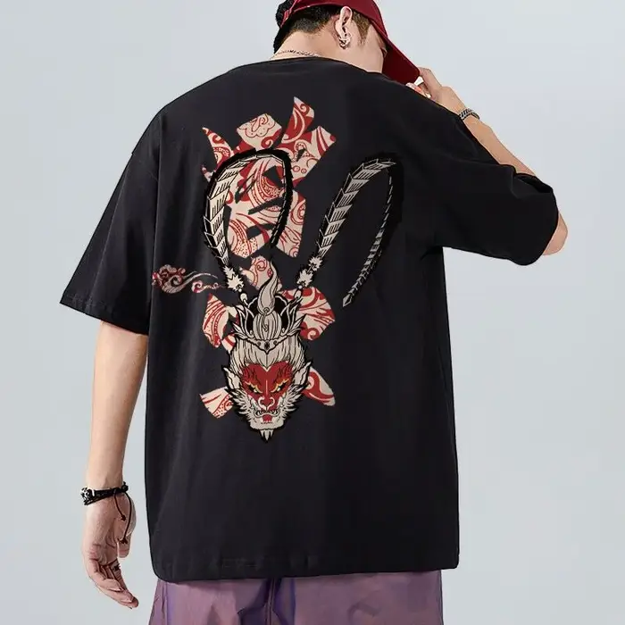 T-shirts d'été imprimés avec graphiques de singe pour hommes