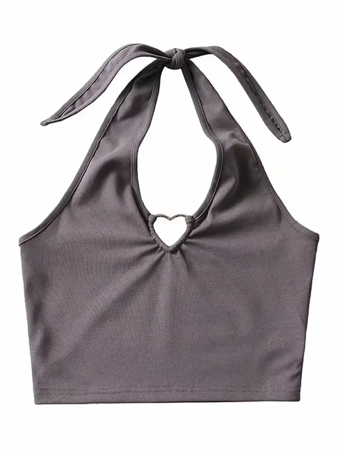 Débardeur doux Femme t-shirt Vintage Cami haut femmes vêtements licou t-shirts mode coréenne