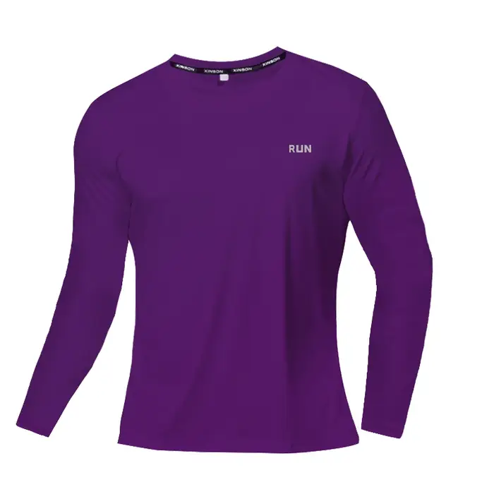 T-Shirt d'été à manches longues en soie glacée pour hommes