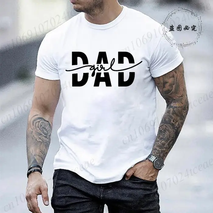 T-shirt imprimé « Dad Girl » pour homme – T-shirts graphiques « Dad
