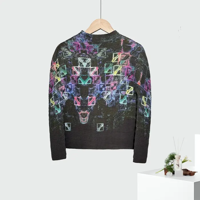 T-shirt imprimé Miyake pour femme