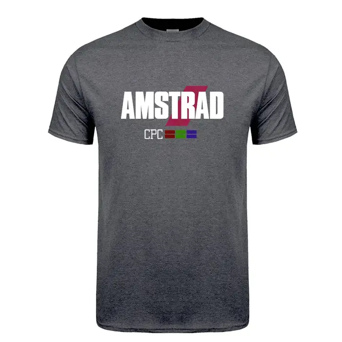 Amstrad CPC T-shirt été hommes à manches courtes Cool haut coton programmeur