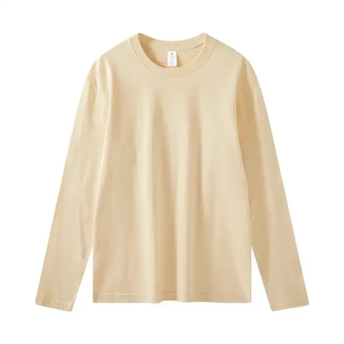 T-shirt manches longues en coton pour hommes et femmes