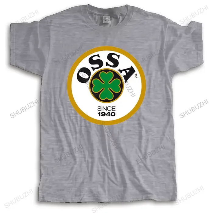Mode nouveau Logo OSSA classique rétro moto hommes noir cool T-Shirt taille S à 2XL drôle col rond homme marque