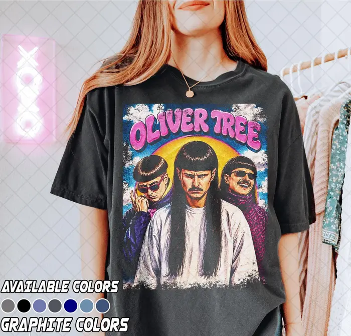 T-shirt Oliver Tree, T-shirt graphique Oliver Tree