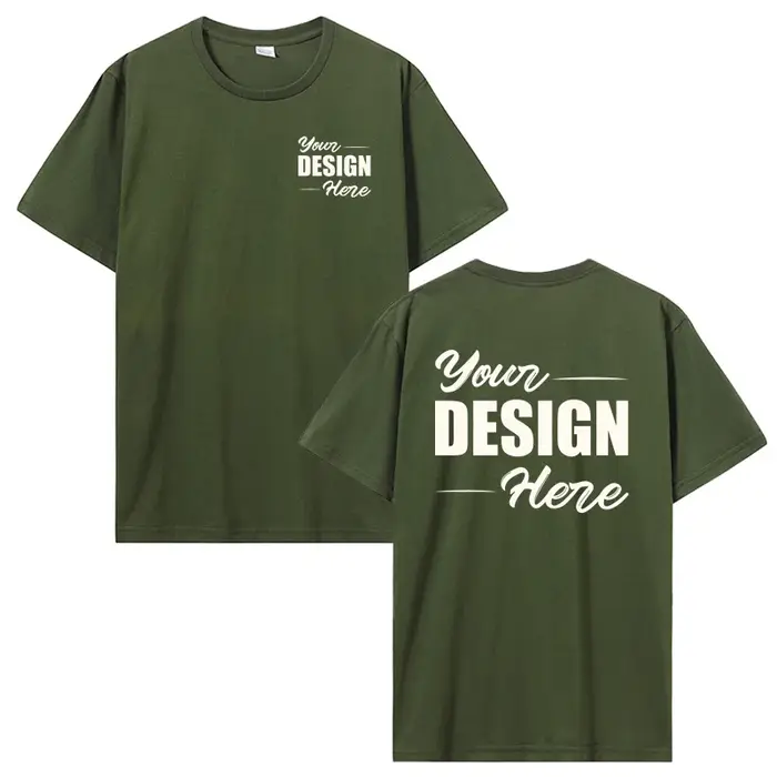 T-shirt personnalisé avec votre propre logo, t-shirts décontractés pour hommes, coton, manches court