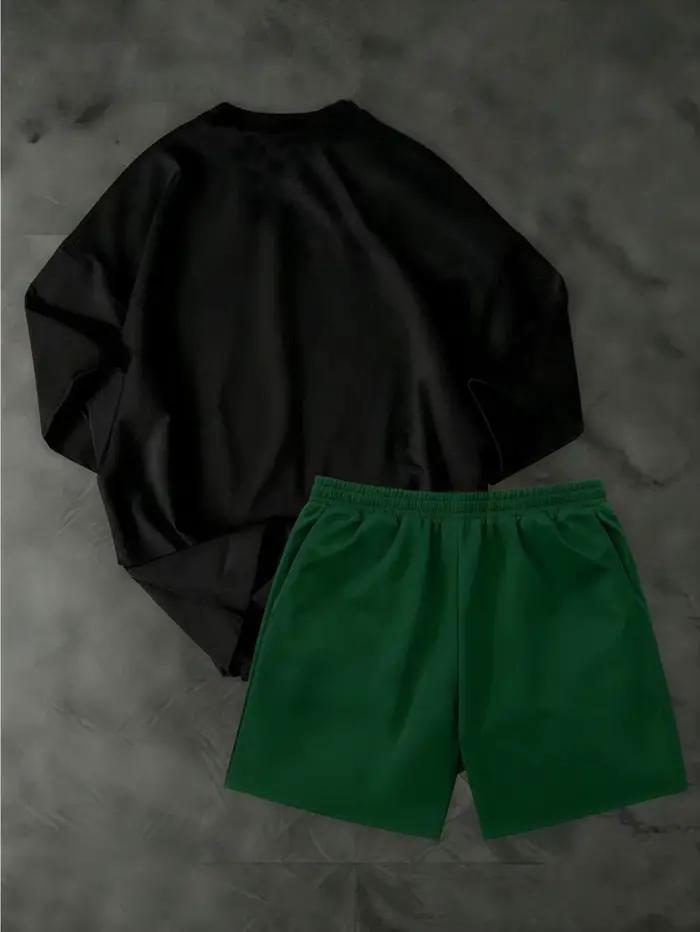 Ensemble de t-shirts à manches courtes imprimés de style américain pour hommes