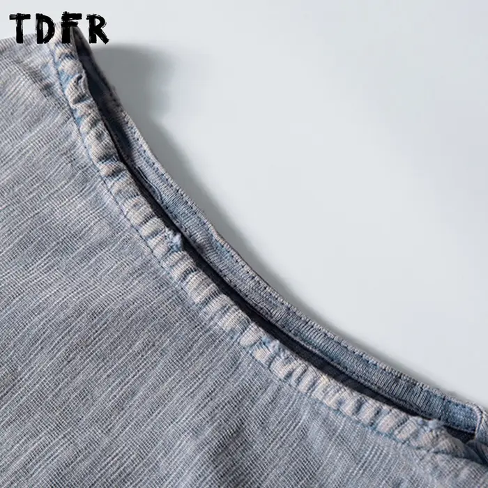 Haut à col rond Washed DistMurcia Precious pour hommes