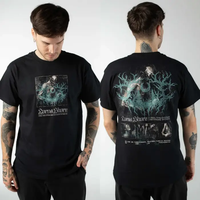 T-shirt en coton graphique rétro Lorna Shore