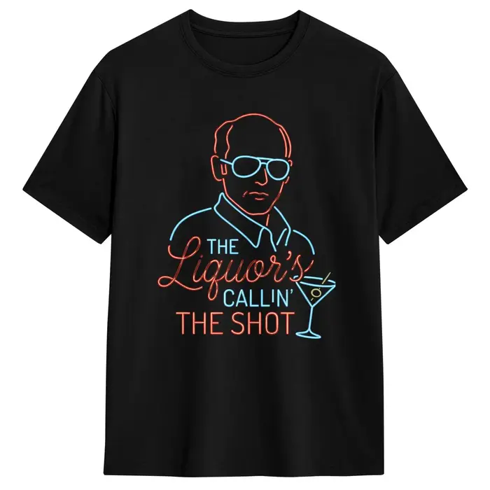 T-shirt pour hommes Mr Lahey The Liquor is Calling the Shot