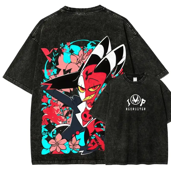 T-shirt délavé Helluva Boss
