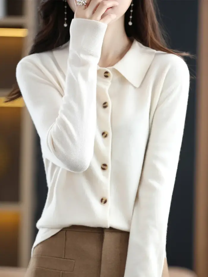 Pull en laine mérinos pour femme