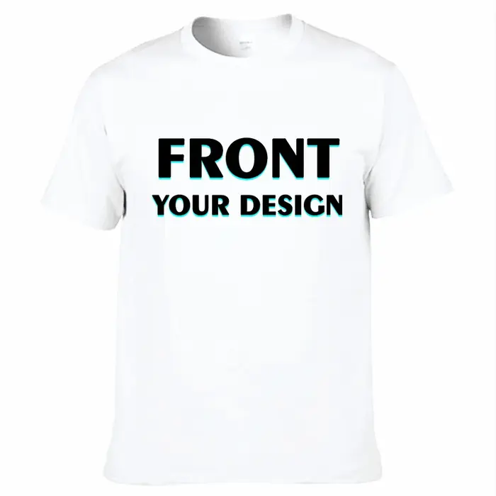 Personnalisé votre propre conception impression T-shirt coton hommes surdimensionné