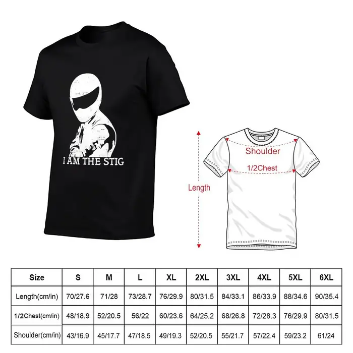 T-shirt I Am The STIG, t-shirts avec imprimés